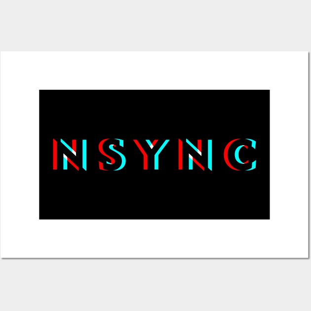 Nsync Horizon Glitch Wall Art by BELLASOUND